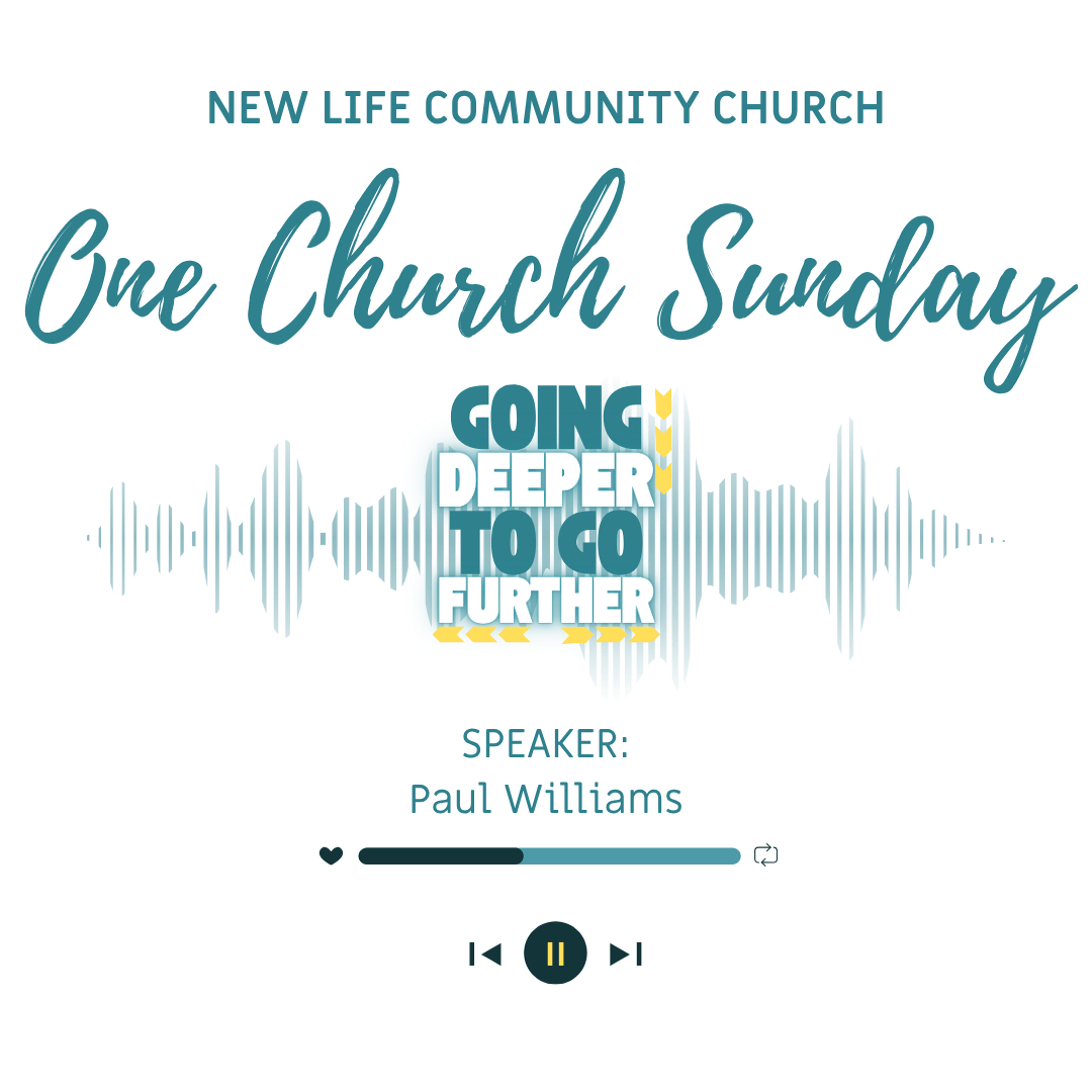 Going Deeper to go Further I Paul Williams I One Church Sunday I 12th July 2026 episode artwork