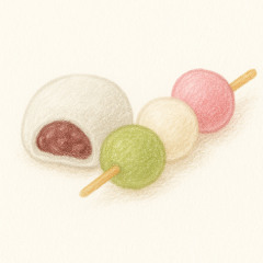 Baking Because Murder is Wrong  Episode 3: Sweet Sticks and Soft Bites - The Story of Dango and Daifuku