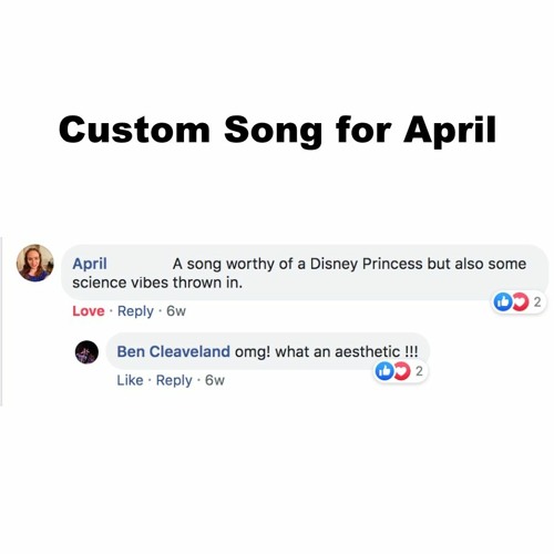 Custom song for April