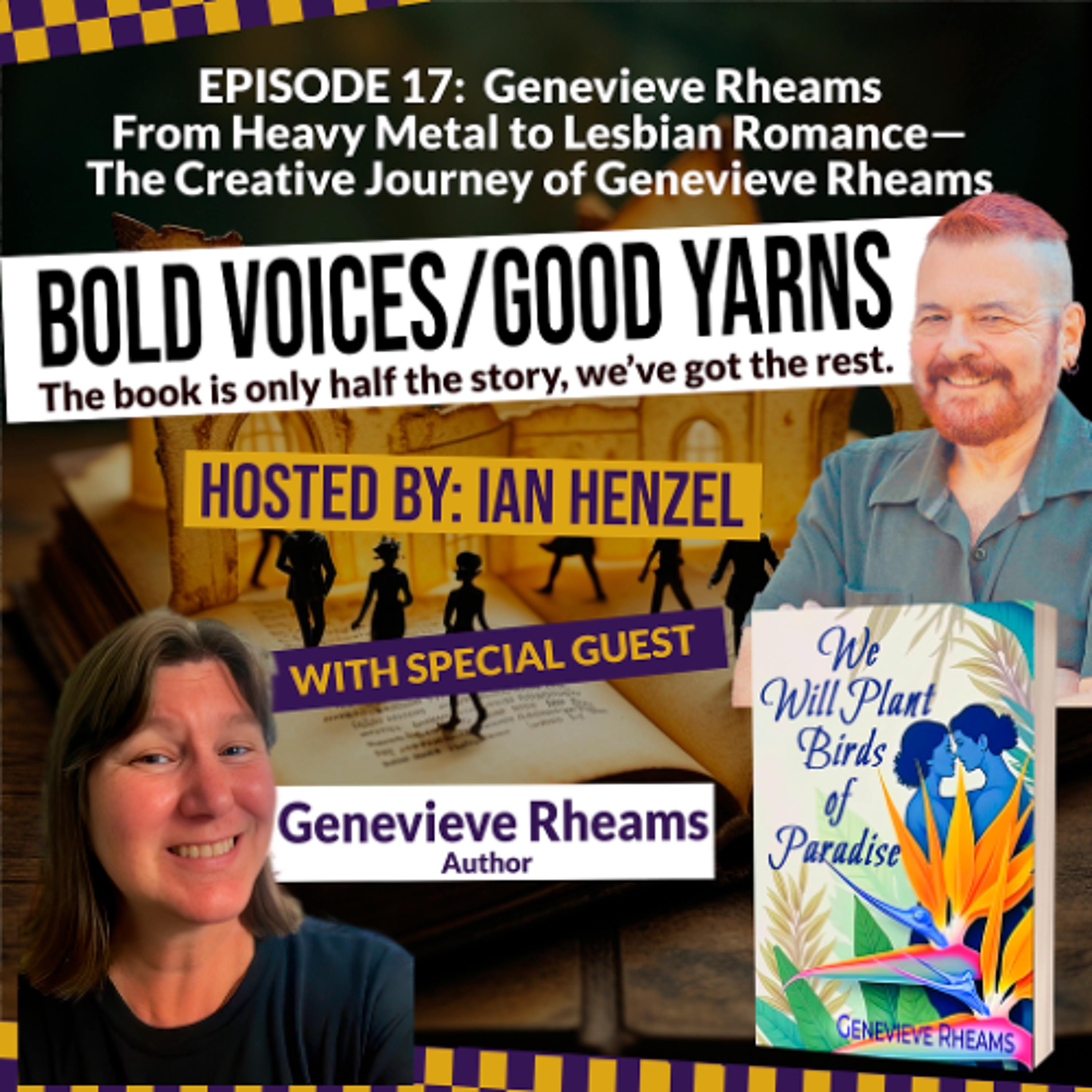 From Heavy Metal to Lesbian Romance: The Creative Journey of Genevieve Rheams - Ep 17 episode artwork