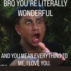 Hang my head in fame