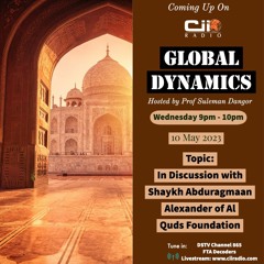 10-05-23 - In Discussion with Shaykh Abduragmaan Alexander of Al Quds Foundation.
