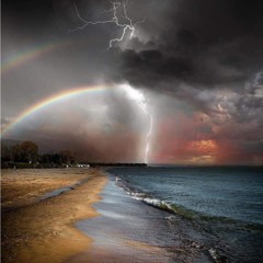 beach thunderstorm mix