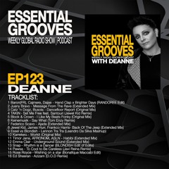 ESSENTIAL GROOVES WITH DEANNE EPISODE 123