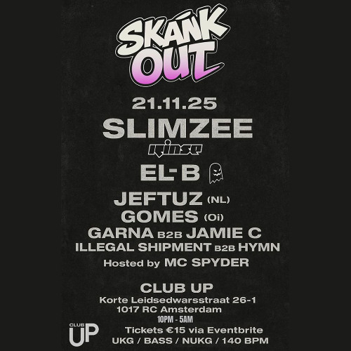 JEFTUZ @ SKANK OUT Nov 21st 2025