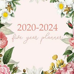 [GET] [PDF EBOOK EPUB KINDLE] 2020-2024 Five Year Planner: Monthly Logbook and Journal, 60 Months Ca
