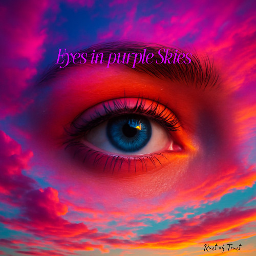 Eyes in purple Skies