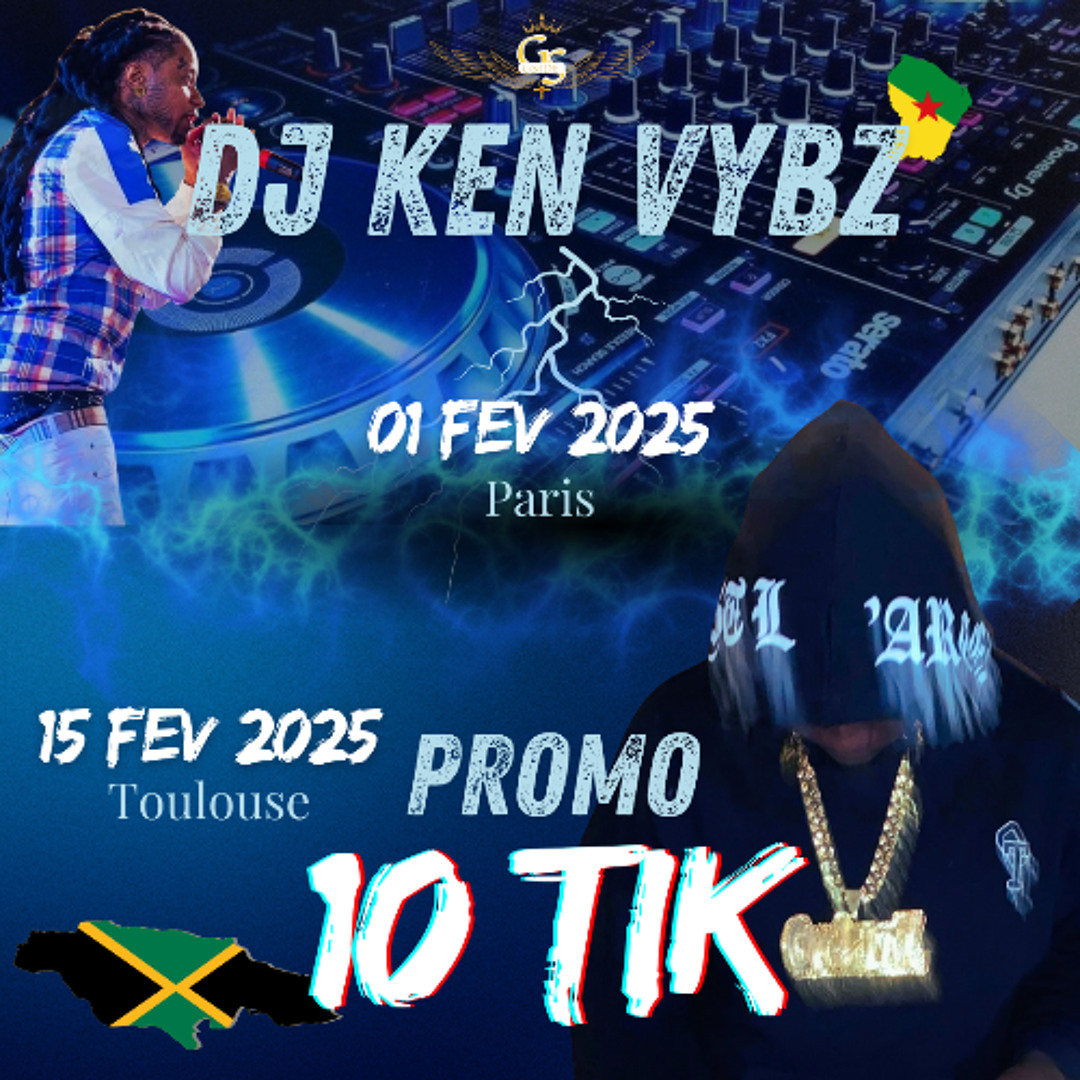 Stream Dj Ken Vybz - Promo Paris & Toulouse 2025 by Ken Vybz