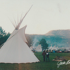 Nelson Gonnie jam’n | Ernest Kaye drum’n. Faiths Mtg., Leo Kaye Sr. res., @ Jeddito, Az.