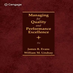 ❤ PDF Read Online ❤ Managing for Quality and Performance Excellence be
