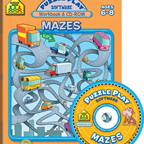 [FREE] EPUB 📃 Mazes: Puzzle Play Software, Ages 6-8 by  School Zone,Joan Hoffman,Jen