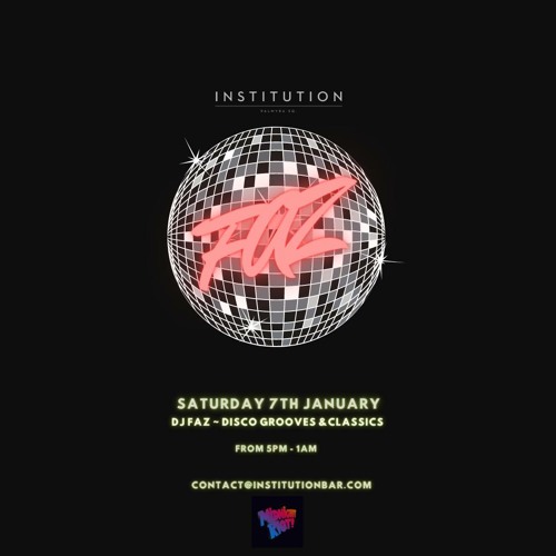 Faz Live @ Institution Warrington 7th Jan '23