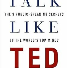 ⚡PDF⚡ Talk Like Ted