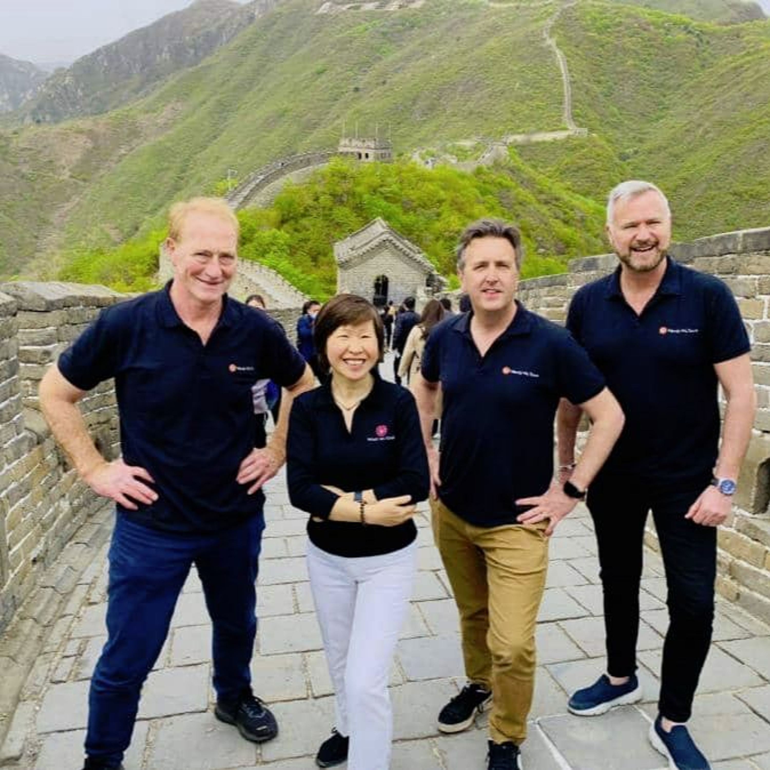 Reporter Mike Smith with China Tours Specialist Wendy Wu episode artwork