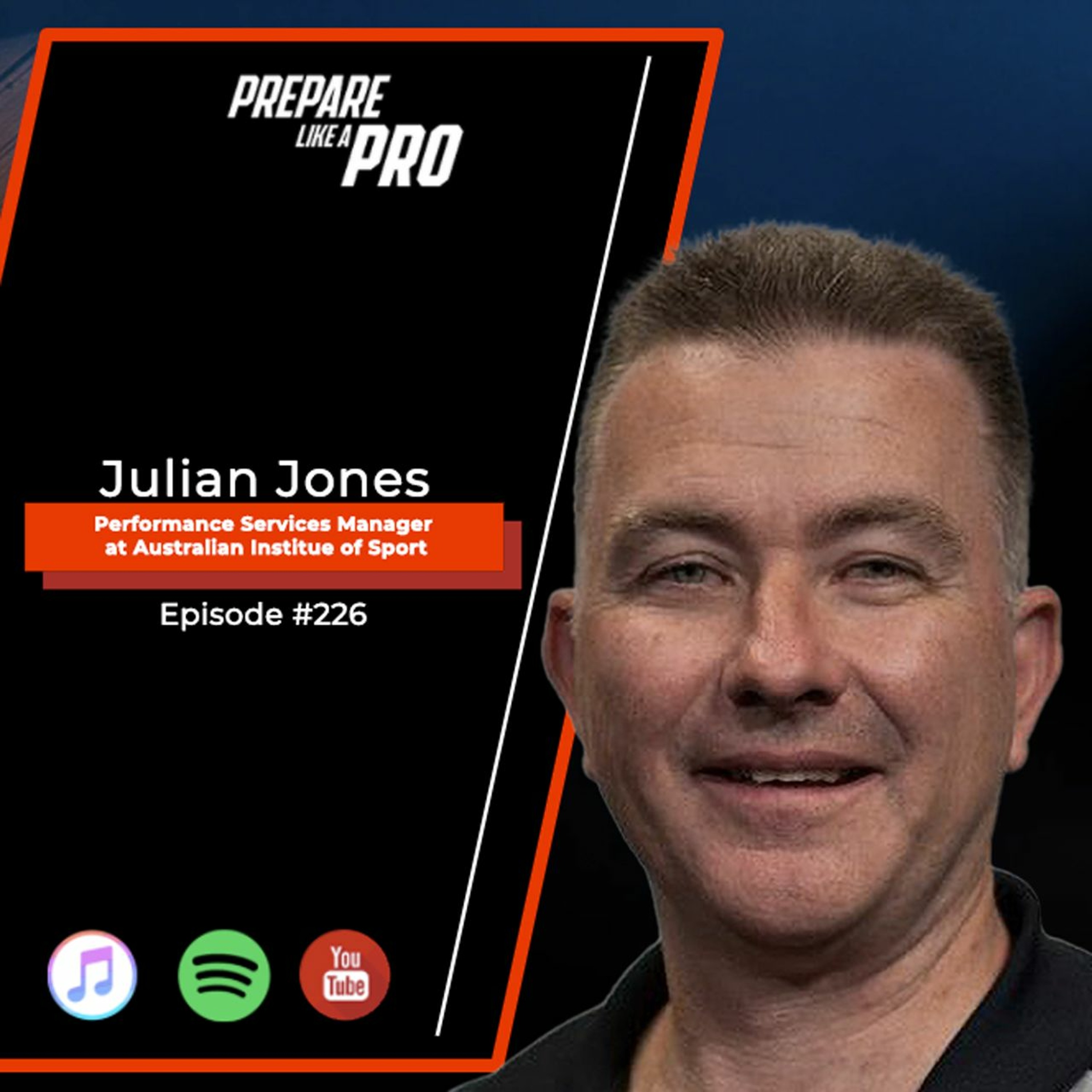 #226 - Julian Jones, Performance Services Manager at Australian Institue of Sport episode artwork