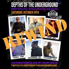 Deep Soulful House - Julius Papp Virtual DJ set for Depths Of The Underground - 24/Oct/2020.
