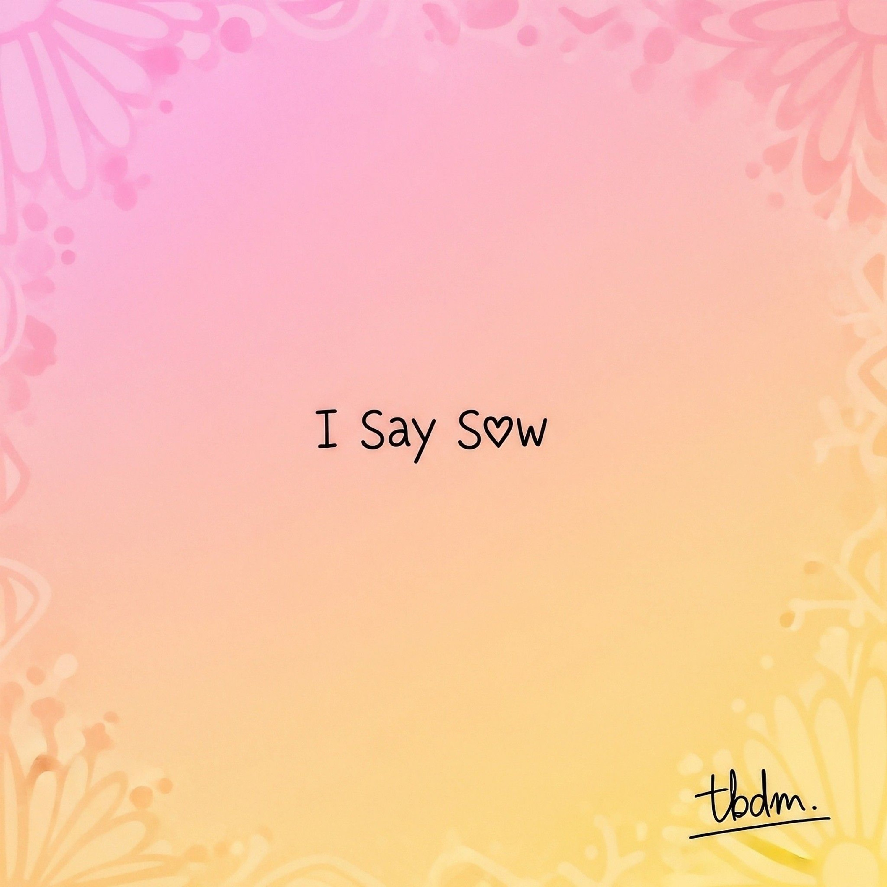 I Say Sow episode artwork