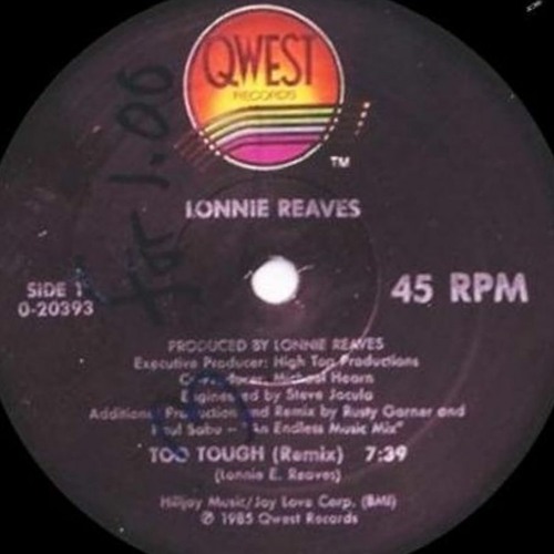 Lonnie Reaves  - Too Tough (Instrumental)