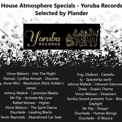 House Atmosphere Specials - Yoruba Records
