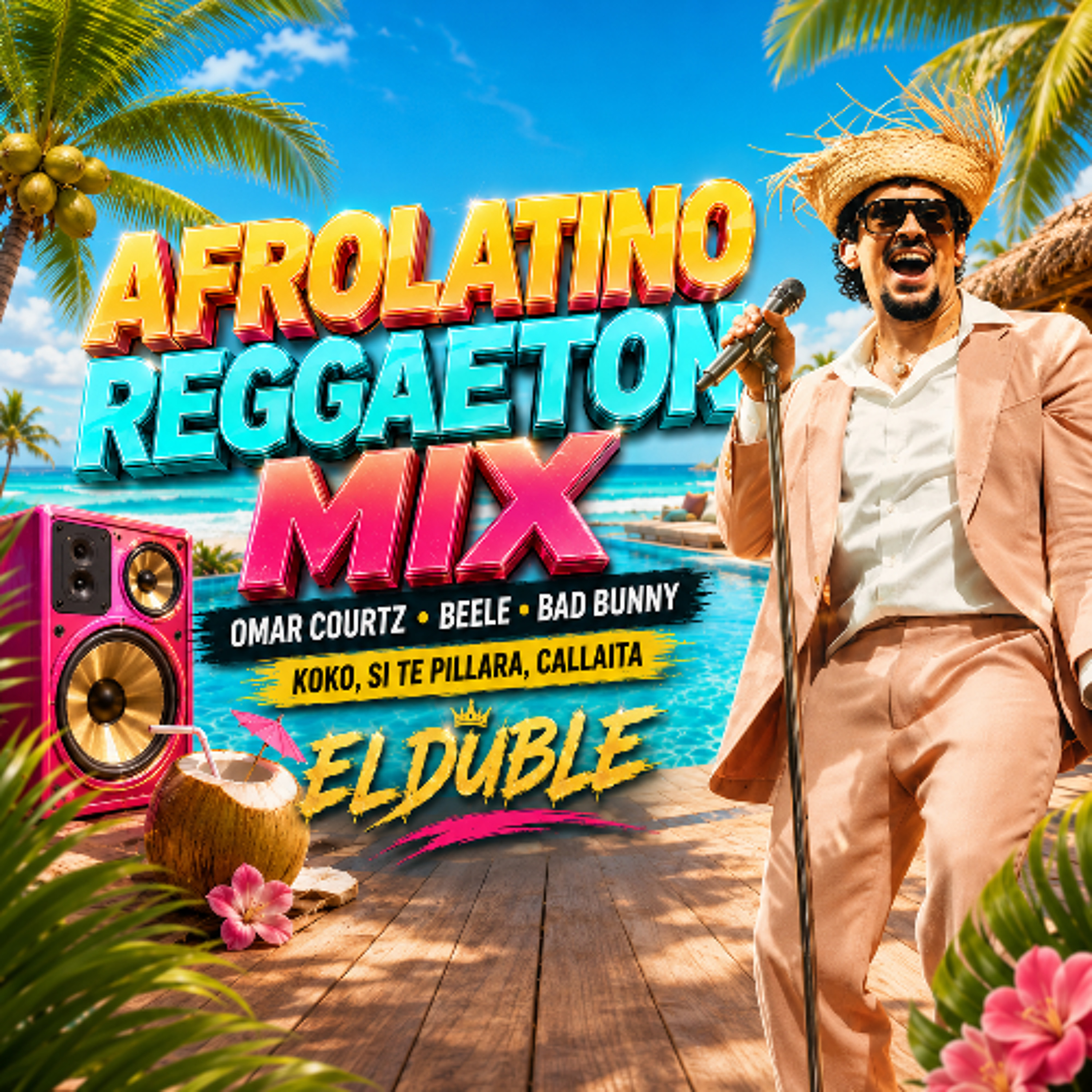 🏝️❤️🔥 AFROLATINO/REGGAETON MIX - OMAR COURTZ, BEELE, BAD BUNNY (KOKO, SI TE PILLARA, CALLAITA )