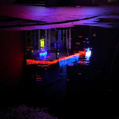 Neon Raindrops