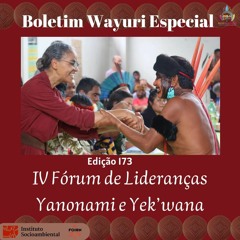 Boletim Wayuri Programa  Especial 173 IV Fórum De Lideranças Yanomami E Yek'wana