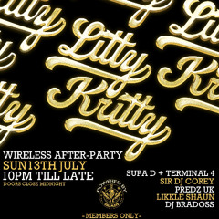 @BRADOSS_DJ LIVE @ LITTY KRITTY -  WIRELESS AFTERPARTY / OLDSKOOL R&B WARM UP SET (13-07-2025)