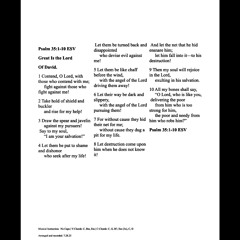 Psalm 35:1-10