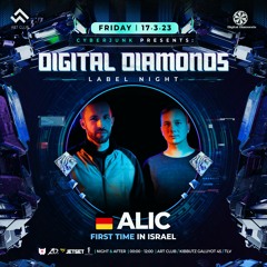 Alic @ CyberJunk ⟡ Digital Diamonds Label Night 17/3/23 ⟡ ArtClub TLV