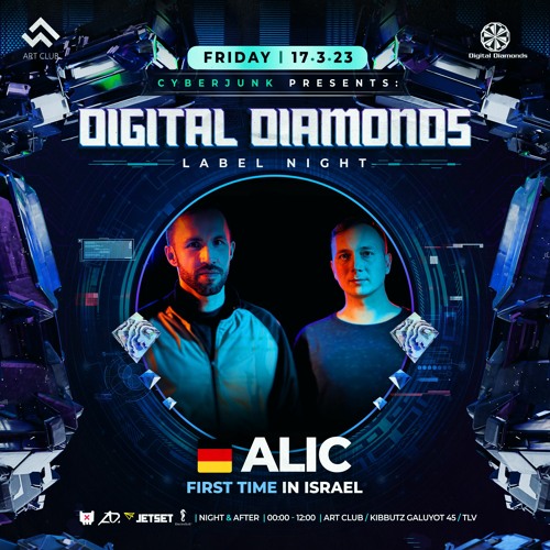 Alic @ CyberJunk ⟡ Digital Diamonds Label Night 17/3/23 ⟡ ArtClub TLV
