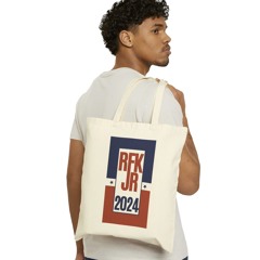 Retro RFK Jr. Cotton Canvas Tote Bag