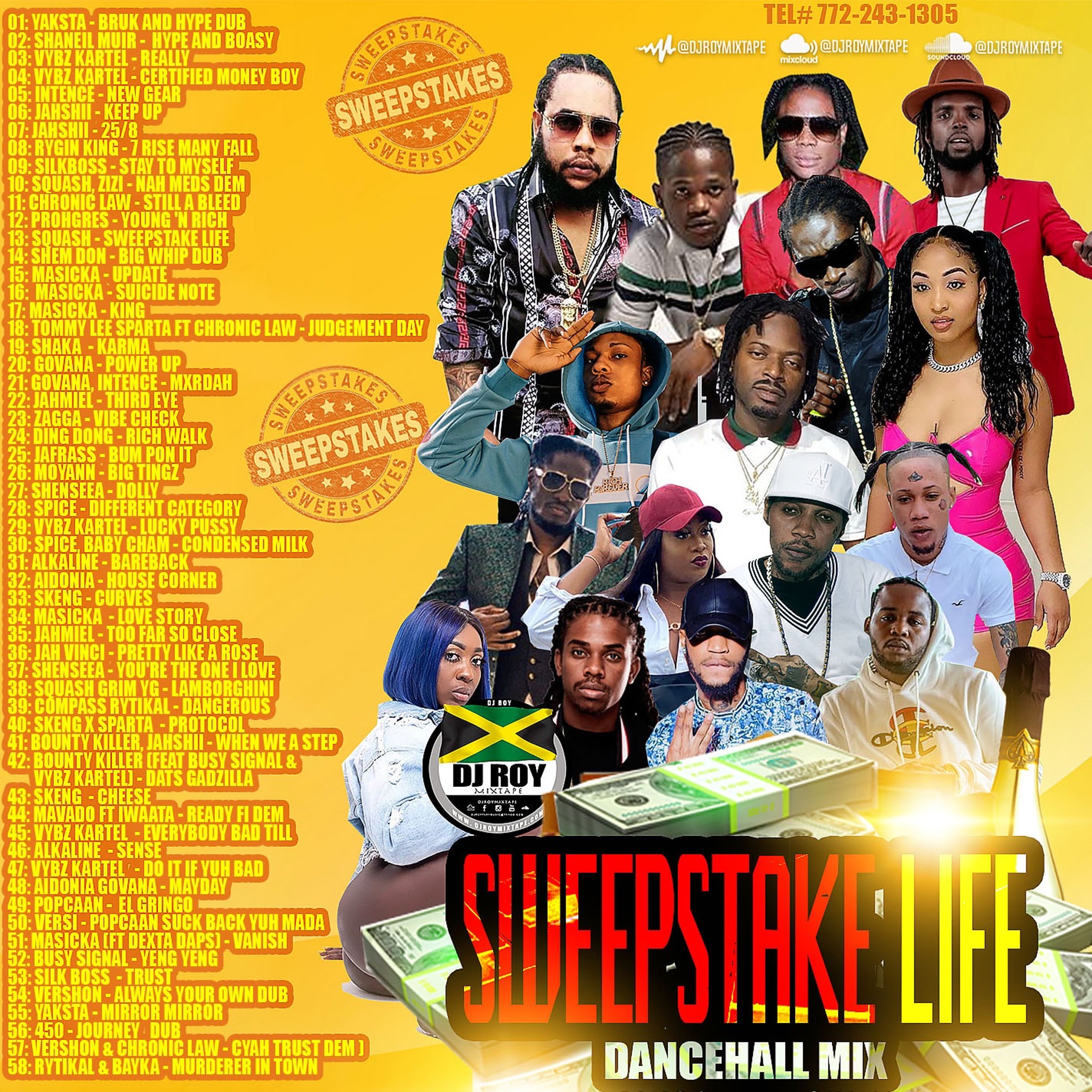 DJ ROY SWEEPSTAKES LIFE DANCEHALL MIX [JAN 2022]
