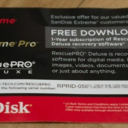 Stream Sandisk Rescuepro Mac Serial Number ~REPACK~ by MislaWurna | Listen  online for free on SoundCloud
