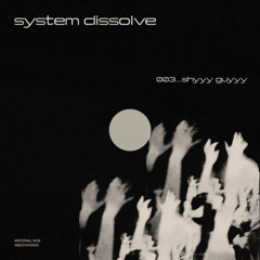 system dissolve 003 w/ shyyy guyyy