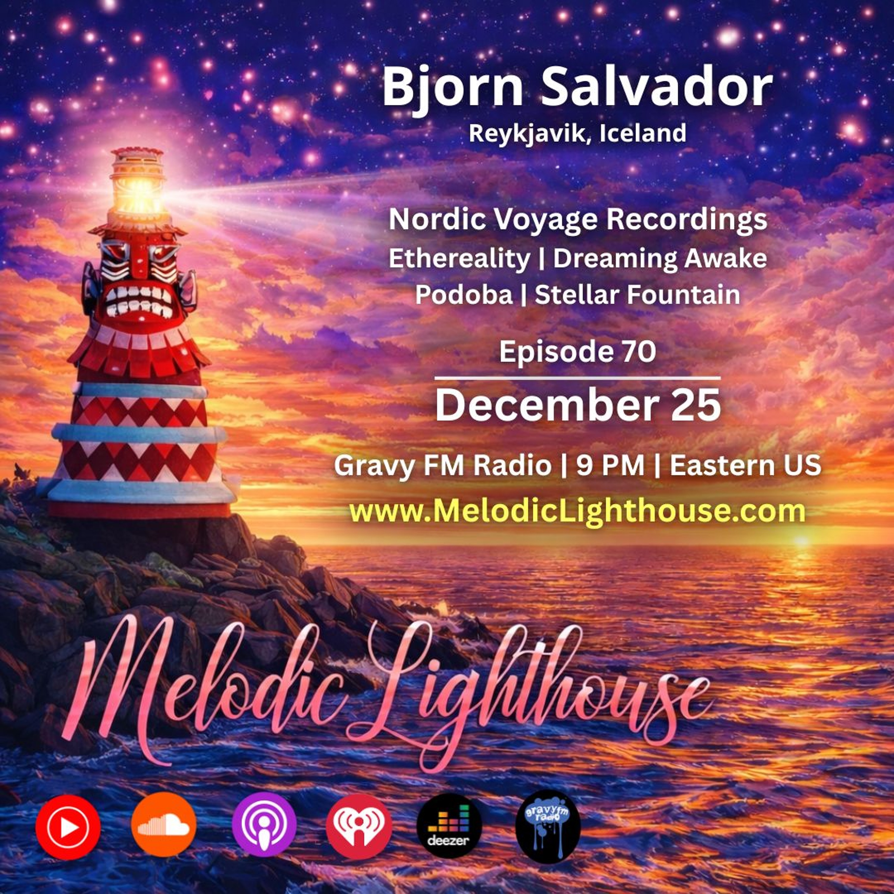 Bjorn Salvador - Melodic Lighthouse #70 (12.25.26) episode artwork