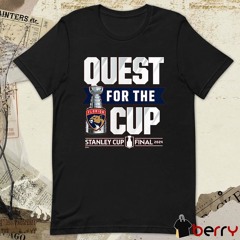 Official Florida Panthers Stanley Cup Final 2024 Final Quest For The Cup t-shirt