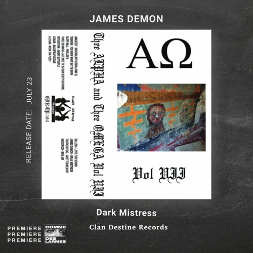 PREMIERE CDL \\ JAMES DEMON - DARK MISTRESS [Clan Destine Records] (2021)