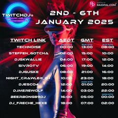 Live @ Twitch.tv/SivroTV - 01/05/2025 [Twitch DJs Organic/Progressive/Melodic Raid Train]