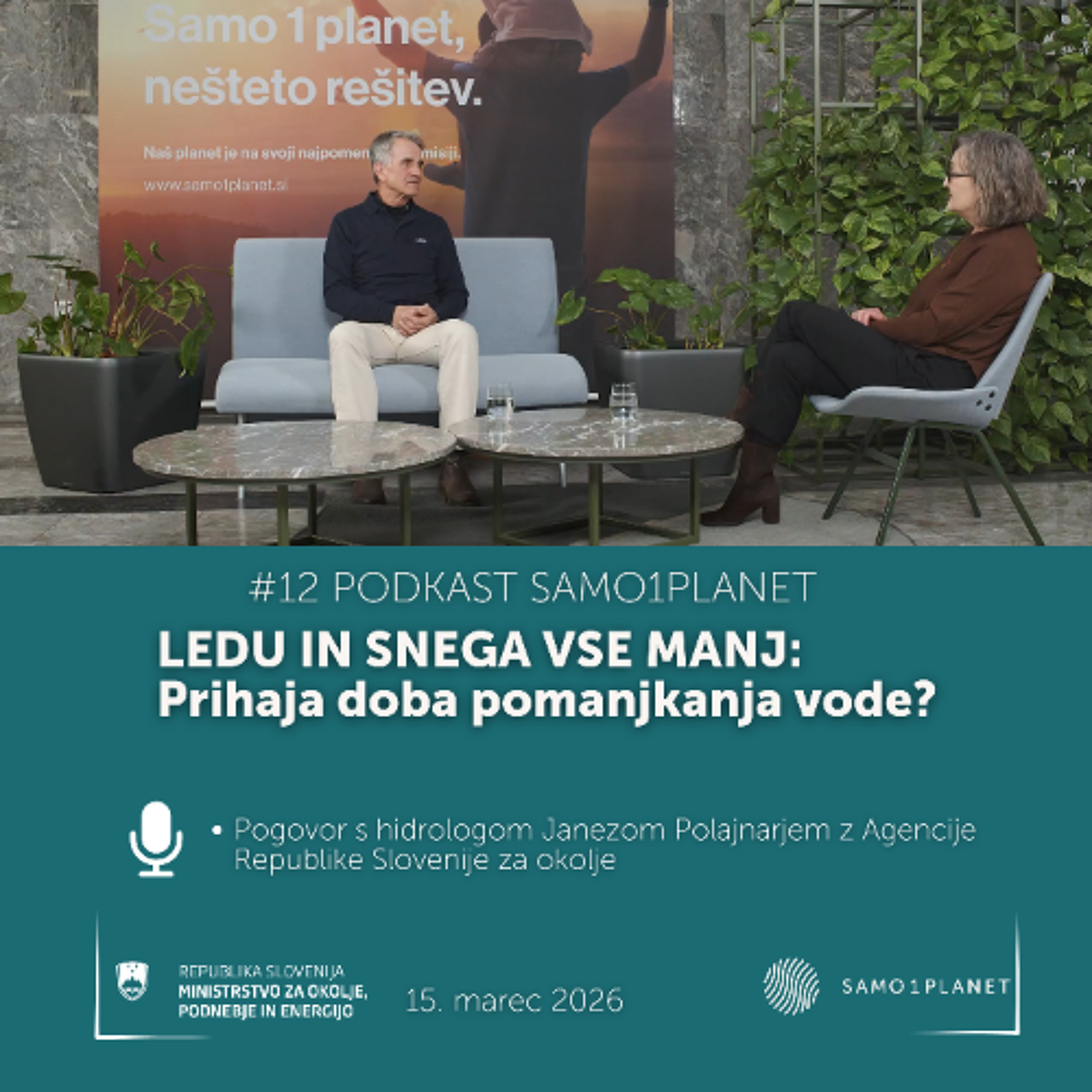 #12 Podkast Samo1planet: Prihaja doba pomanjkanja vode? episode artwork
