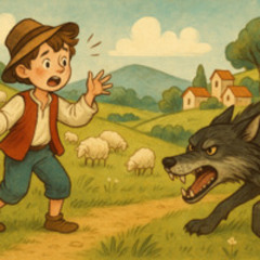EL PASTORCILLO Y EL LOBO