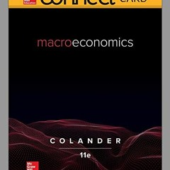 VIEW [KINDLE PDF EBOOK EPUB] Connect Access Card for Macroeconomics by  David Colander 📒