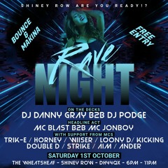 Rave Night @ Tinkers - 01.10.22