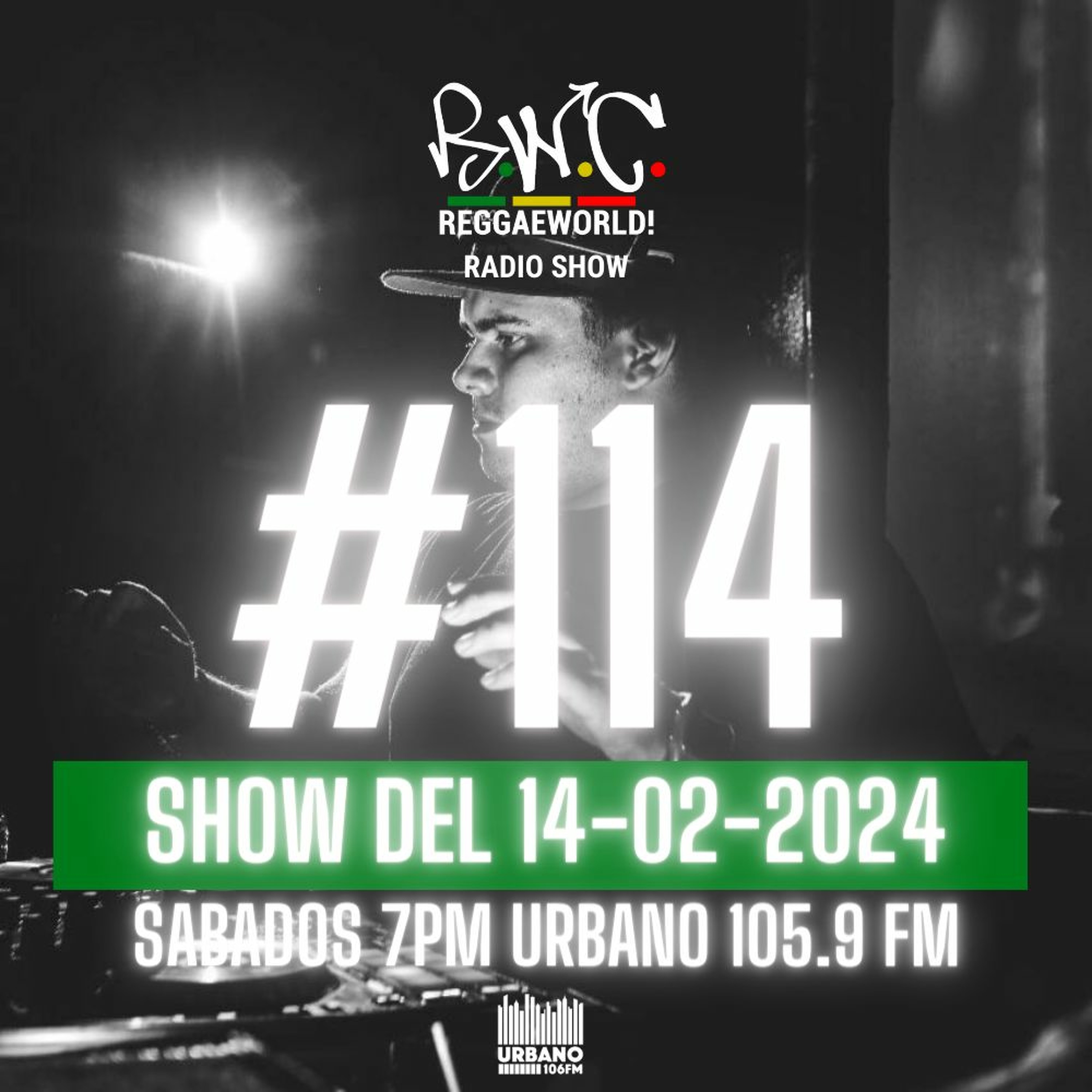 ReggaeWorld Radio Show #114 (Fear Factor) By DjFofo (17-02-24) @ Urbano 105.9 FM episode artwork