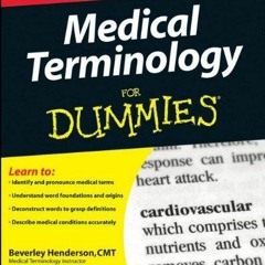 PDF BOOK DOWNLOAD Medical Terminology For Dummies full