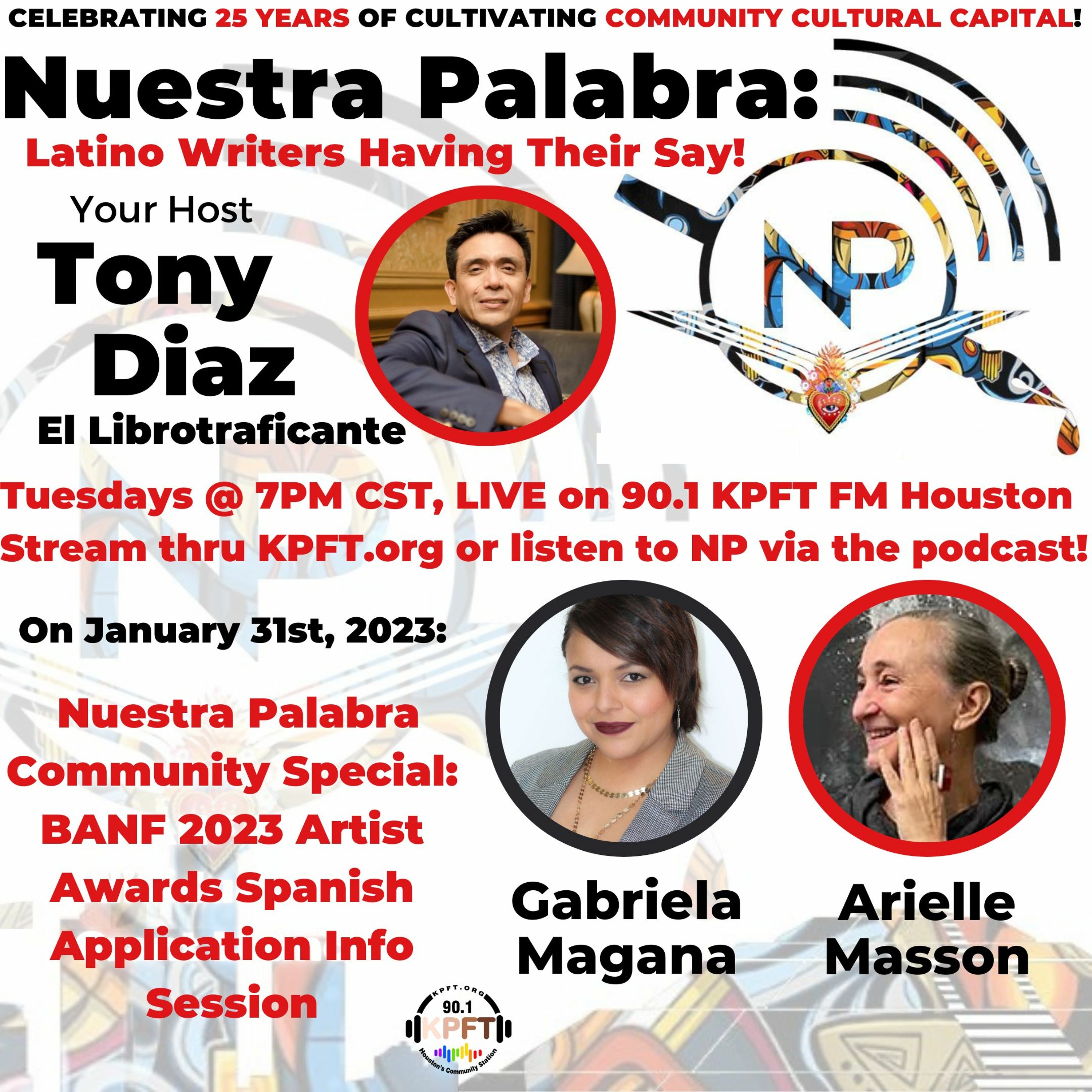 Nuestra Palabra: Latino Writers Have Their Say w/ Tony Diaz