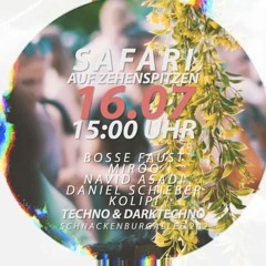 Bosse Faust - Safari auf Zehenspitzen 16.7. Opening @Edelfettwerk