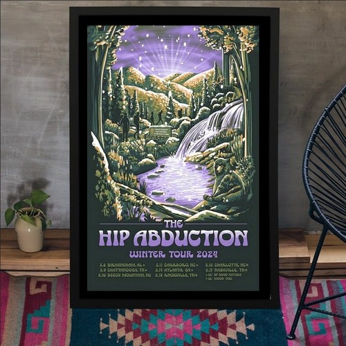 Stream The Hip Abduction Winter Tour 2024 Poster by Hoolatee Listen