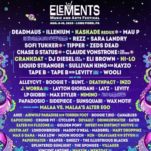 Wax Motif @ Elements Music & Arts Festival, United States 2025-08-08