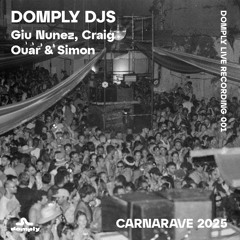 Domply DJs - Giu, Craig & Simon @ Domply Carnaval 2025
