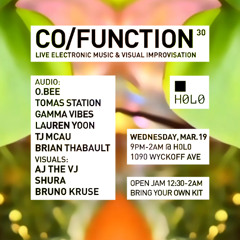 Co/Function 30 - with Tomas Station, Gamma Vibes, Lauren Yoon, TJ McAu, Taboh
